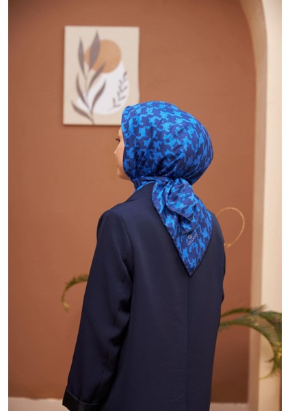 Aura Kazayağı Soft Eşarp Lacivert 1155-03