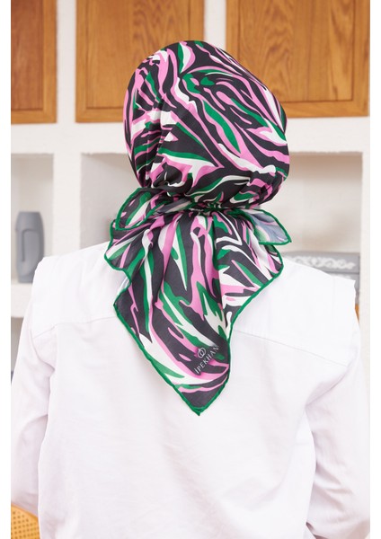 Nature Zebra Soft Eşarp Siyah 1141-06