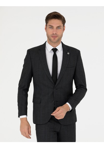 Pierre Cardin Erkek Antrasit Ex. Slim Fit Takım Elbise 50278566-VR006