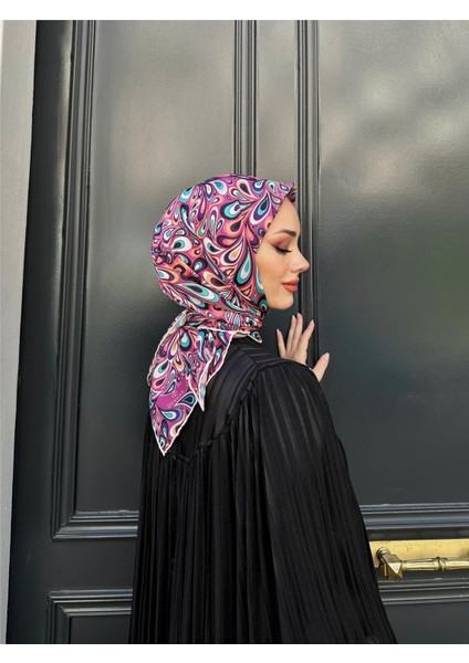 Relax Ebruli Soft Eşarp Pembe 1147-05