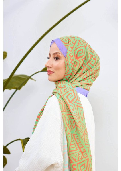 Colorday Pure Soft Şal Yeşil Pembe 3040-17 modelleri