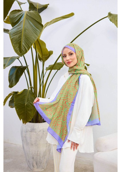 Colorday Pure Soft Şal Yeşil Pembe 3040-17 fırsatları