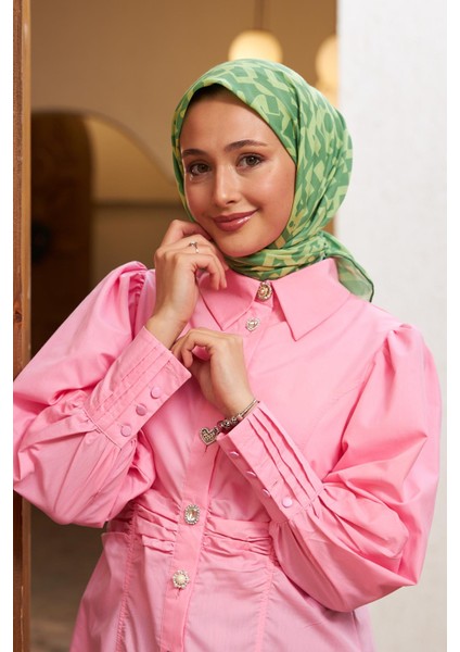 Mono Soft Eşarp Yeşil 1152-10