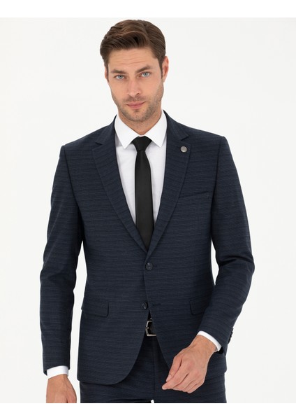 Erkek Lacivert Ex. Slim Fit Takım Elbise 50278529-VR033 fırsatları