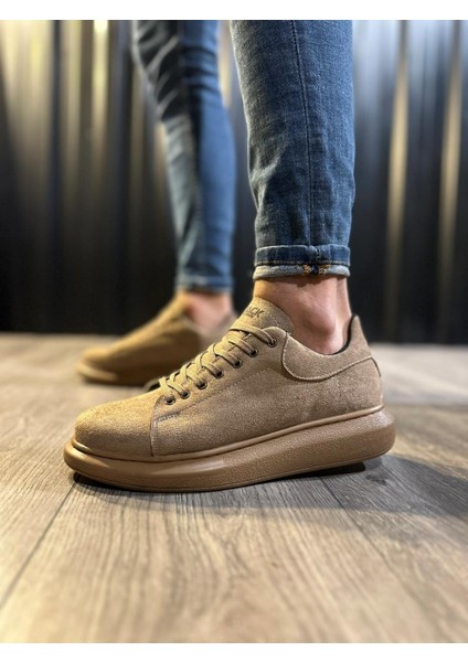 Yüksek Taban Günlük Ayakkabı 044 Camel (Süet) fiyatları