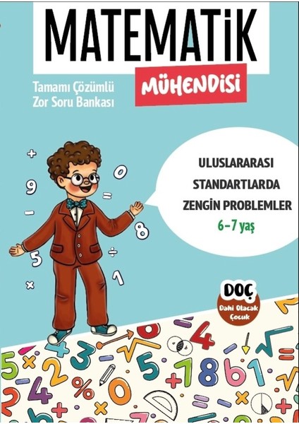 Dahi Olacak Çocuk Yayınları 1. Sınıf Matematik Mühendisi (6-7 Yaş)