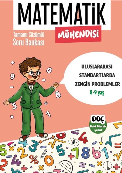 Dahi Olacak Çocuk Yayınları 3. Sınıf Matematik Mühendisi (8-9 Yaş)