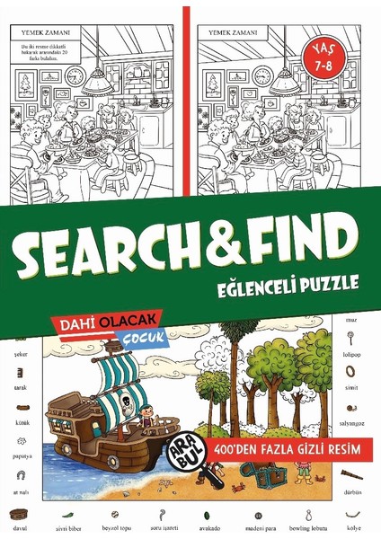 Search & Find (Ara Bul) - Eğlenceli Puzzle 7-8 Yaş