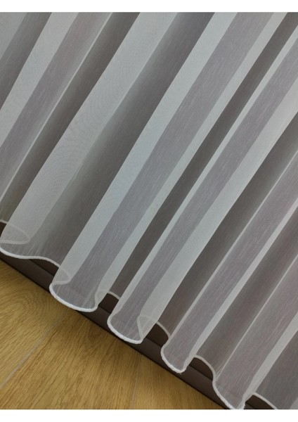 Taç Bambu Naturel Tül Perde Kullanıma Hazır Seyrek Pile fırsatları