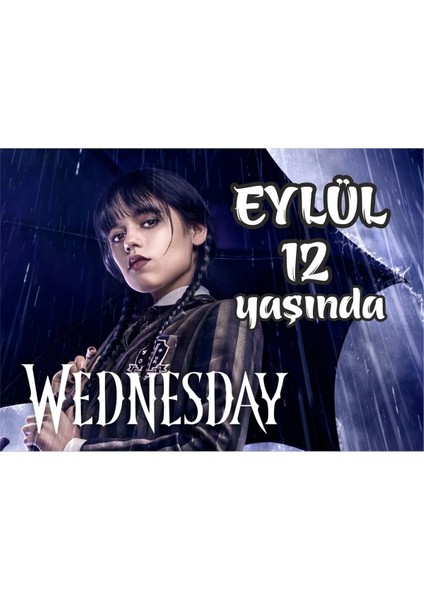 Wednesday Doğumgünü Afiş Kişiyeözel Baskı 70*100