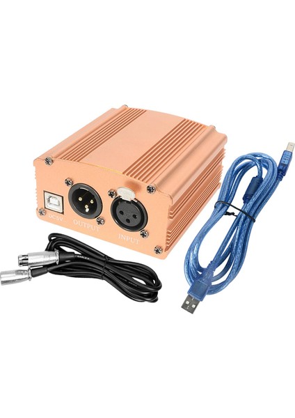 Mikrofon Müzik Altın Için 1,5m USB Kablosuyla Güçlendirilen 48V Güç Ğı (Yurt Dışından) fiyatları
