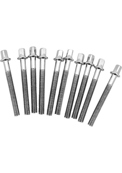 10X Metal Davul Sıkı Vida Yedek Perküsyon Parçaları Evrensel Kolay 6mm x 45MM (Yurt Dışından)