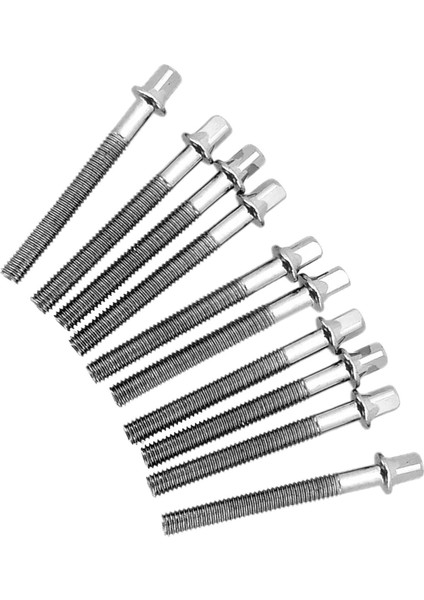 10X Metal Davul Sıkı Vida Yedek Perküsyon Parçaları Evrensel Kolay 6mm x 45MM (Yurt Dışından)