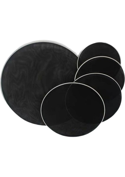 5 Adet Davul Drumhead Sessiz Dilsiz Davul Kafası Sessizce Uygulama Çift Katmanlı Davul Kafası 10 12 14 16 22 Inç (Yurt Dışından)