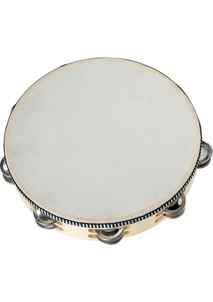 El Davul Çift Sıralı Tef Müzik Aleti Ahşap Tefler Metal 10 Inç Ahşap (Yurt Dışından) fırsatları