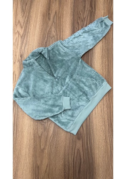 Minik Ikon Kız Çocuk Peluş Sweat