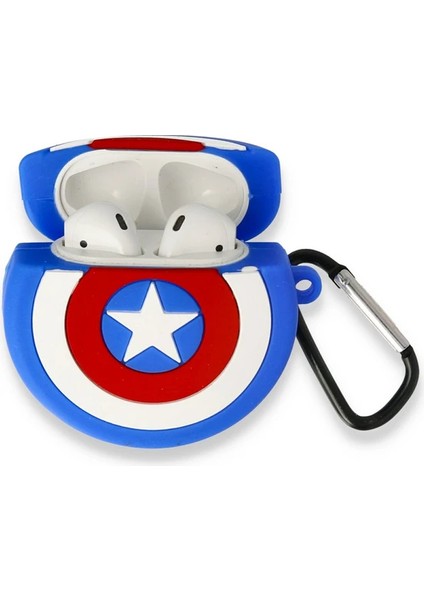 Air Pods 1 ve 2.nesil Uyumlu Kaptanamerica