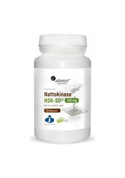 Nattokinase 100 mg 2,000 Fu's, 60 Kapsül