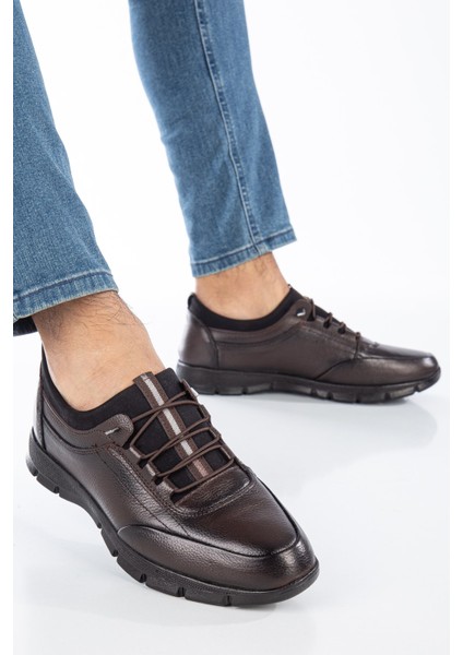 DRT7782 İçi ve Dışı Esnek Streçli Rahat Kalıp Günlük Ortopedik Erkek Ayakakbısı