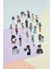 21 Adet Kız Sticker Seti Bullet Journal Sticker Scrapbook Sticker Girls Sticker Seti 3