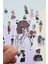 21 Adet Kız Sticker Seti Bullet Journal Sticker Scrapbook Sticker Girls Sticker Seti 5