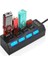 4 Port USB 2.0 Hub Çoğaltıcı Çoklayıcı Switch Işıklı Anahtarlı USB Çoğaltıcı 4