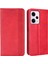 Xiaomi Redmi Için Note 12 Pro 5g/not 12 Pro Speed ​​5g/poco X5 Pro 5g Pu Deri Manyetik Retro Doku Telefon Kılıf Cüzdan Stand Baskılı Desen Anti-Çizelge Cep Telefonu Kapak-Kırmızı (Yurt Dışından) 1