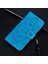 Xiaomi Redmi 12C 4g Deri Cüzdan Telefon Kapağı Mandala Baskalı Damla Koşullu Stand Case-Mavi (Yurt Dışından) 3