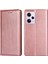 Xiaomi Redmi Için Note 12 Pro 5g /note 12 Pro Speed ​​5g /poco X5 Pro 5g Düz Renk Pu Deri Telefon Stand Cüzdan Kapağı Manyetik Otomatik Kapanış Bırak-Kötü Kılıf Golü Altın (Yurt Dışından) 1