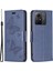Xiaomi Redmi Için Note 12S 4g Stand Cüzdan Telefon Kılıfı Kelebek Baskılı Deri Flip Kapak Kayış Mavisi ile (Yurt Dışından) 1