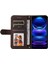 Xiaomi Redmi Için Note 12 5g (Global)/(Hindistan)/(Çin)/poco X5 5g Pu Deri Telefon Kılıfı Baskalı Çizgiler Cilt Touch Stand Cüzdan Folio Cover-Brown (Yurt Dışından) 3