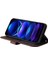 Xiaomi Redmi Için Note 12 5g (Global)/(Hindistan)/(Çin)/poco X5 5g Pu Deri Telefon Kılıfı Baskalı Çizgiler Cilt Touch Stand Cüzdan Folio Cover-Brown (Yurt Dışından) 4