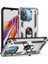 Xiaomi Redmi Için 12C 4g Telefon Kılıfı ile Ring Kickstand Shockproof Pc+Tpu Geri Kapak Silver (Yurt Dışından) 1