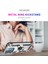 Xiaomi Redmi Için 12C 4g Telefon Kılıfı ile Ring Kickstand Shockproof Pc+Tpu Geri Kapak Silver (Yurt Dışından) 5
