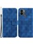 Xiaomi Redmi Için Deri Telefon Kılıfı A1+ 4g/a2+ 4G/C50 4G/C51 4g, Çift 8 Şekilli Baskı Cüzdanı Kapak-Dark Mavi (Yurt Dışından) 1