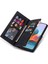 Xiaomi Poco X5 Pro 5g/redmi Için Note 12 Pro Speed ​​5g/note 12 Pro 5g Telefon Kılıfı Zipper Cep Pu Deri Kapak Black (Yurt Dışından) 3