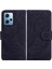 Xiaomi Redmi Için Note 12 4g Cüzdan Kılıfı Stand Tiger Baskı Flip Folio Pu Deri Telefon Kapak Black (Yurt Dışından) 1