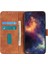Xiaomi Için Khazneh Redmi Note 12 4g Stand Telefon Kılıfı Retro Doku Cüzdan Pu Deri Telefon Kapak-Kahverengi (Yurt Dışından) 5