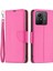 Xiaomi Redmi Için Flip Stand Telefon Kapağı Not 12S 4g, Cüzdan Pu Deri Litchi Doku Telefon Kılıfı Strap-Rose (Yurt Dışından) 1