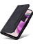 Xiaomi Için Redmi Note 12S 4g Cüzdan Telefon Kapağı Dikiş Baskılı Baskılı Anti Drop Pu Deri Kılıf Black (Yurt Dışından) 5