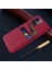 Xiaomi Redmi Için Note 12 5g (Global)/(Hindistan)/(Çin)/poco X5 5g Kaymaz Ince Telefon Kasa Bezi Doku Telefon Geri Kapak Kartı Tutucu-Kırmızı (Yurt Dışından) 5