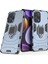 Xiaomi Redmi Için Note 12 Turbo/poco F5 5g Yumuşak Tpu Sabit Pc Şok Geçirmez Kapak Halka Tutucusu Kickstand Telefon Vaka-Mavisi (Yurt Dışından) 5