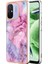 Xiaomi Redmi Için 12C 4G/11A 4g Telefon Kılıfı 2.0mm Elektrapan Imd Mermer Desen Tpu Kapak-Rose (Yurt Dışından) 1