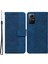 Xiaomi Için Redmi Note 12S 4g Geometri Basılı Baskılı Düşüş Koşullu Pu Deri Cüzdan Stand Telefon Mobile Case-Mavi (Yurt Dışından) 1