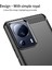 Xiaomi 13 Lite/civi 2 5g Karbon Fiber Fırçalanmış Akıllı Telefon Kasası Çizilmeye Dayanıklı Tpu Telefon Geri Kapak Kırmızısı (Yurt Dışından) 3