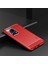 Xiaomi 13 Lite/civi 2 5g Karbon Fiber Fırçalanmış Akıllı Telefon Kasası Çizilmeye Dayanıklı Tpu Telefon Geri Kapak Kırmızısı (Yurt Dışından) 5