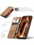 Xiaomi Redmi Için 12C 4G/11A 4g Stand Telefon Kapağı Pu Deri Deri Cüzdan Damla Geçirmez Kasa-Kahverengi (Yurt Dışından) 4