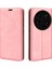 Xiaomi 13 Ultra Şok Geçirmez Pu Deri Deri Cüzdan Flip Kılıf Cilt Touch Stand Cep Telefonu Kapak Pembe (Yurt Dışından) 1
