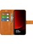 Xiaomi Için 13 Ultra Kare Manyetik Kapatma Buzağı Doku Standı Cüzdan Pu Deri Telefon Kılıfı Sarı (Yurt Dışından) 2