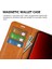 Xiaomi Için 13 Ultra Kare Manyetik Kapatma Buzağı Doku Standı Cüzdan Pu Deri Telefon Kılıfı Sarı (Yurt Dışından) 4